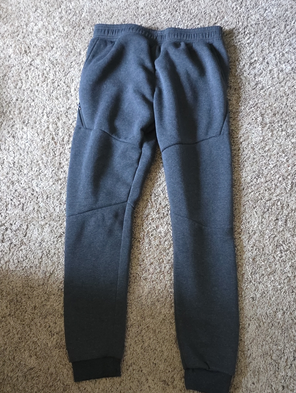Ultra Performance Mens Charcoal Gray Fleece Jogger Pants